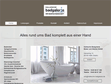 Tablet Screenshot of hallesche-badgalerie.de